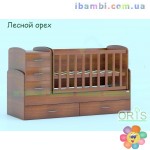 Кроватка-трансформер Maya,Орех